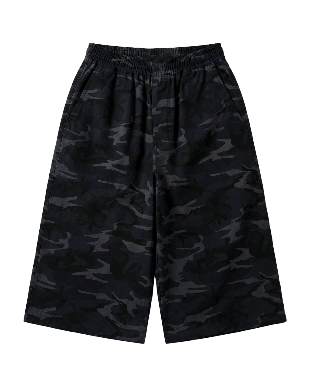 jort xtra baggy 4ozz drop 003 — short camo pierna amplia baggy gabardina