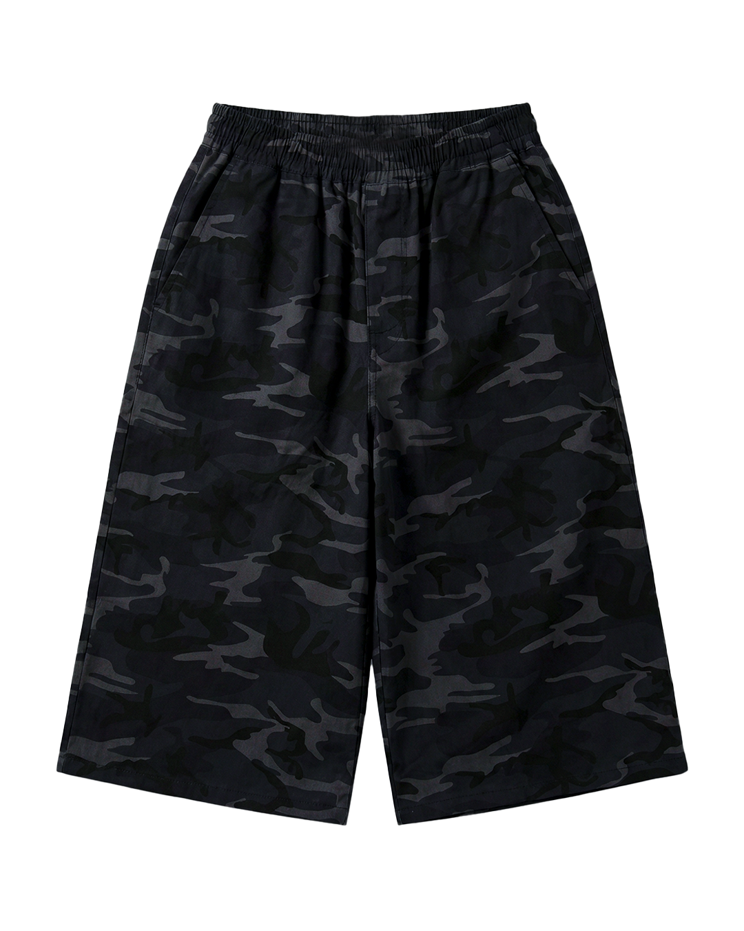 jort xtra baggy 4ozz drop 003 — short camo pierna amplia baggy gabardina