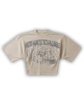 tee boxy not made to please arena sand 4ozz — remera heavyweight 100% algodón