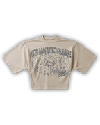 tee boxy not made to please arena sand 4ozz — remera heavyweight 100% algodón