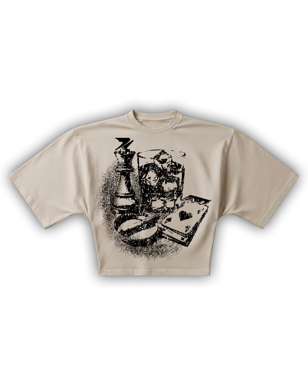 tee boxy the game arena sand 4ozz — gráfico order in chaos reina de ajedrez