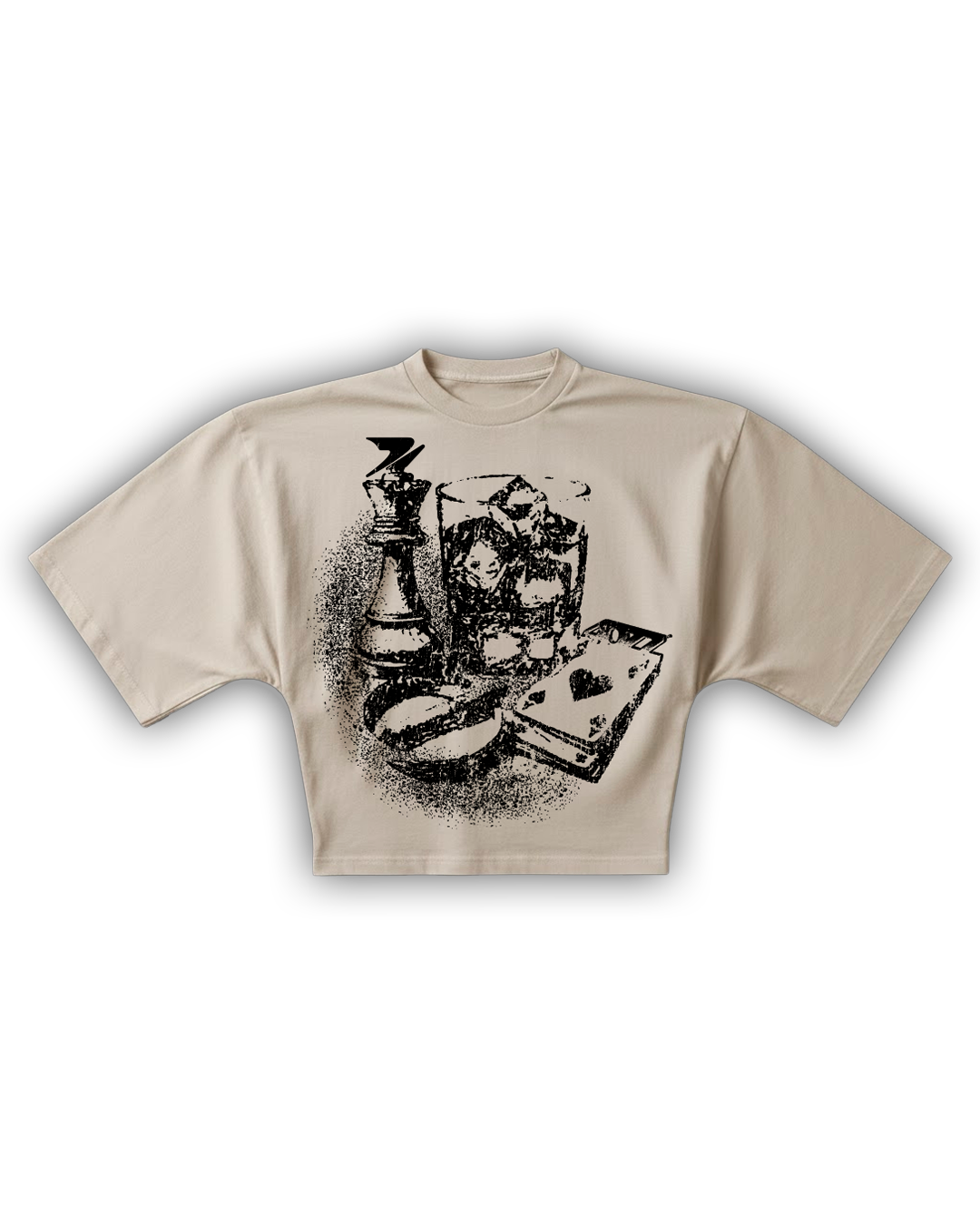 tee boxy the game arena sand 4ozz — gráfico order in chaos reina de ajedrez