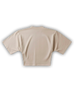 tee the throne sand 4ozz — detalle escudo central con leones laterales
