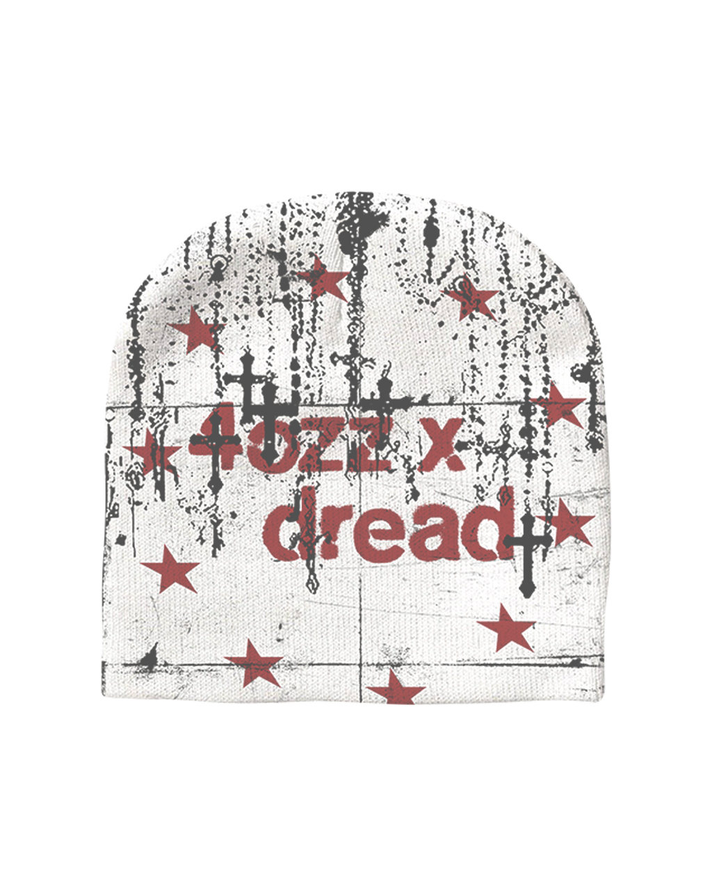 BEANIE 4OZZ x DREAD — WHITE