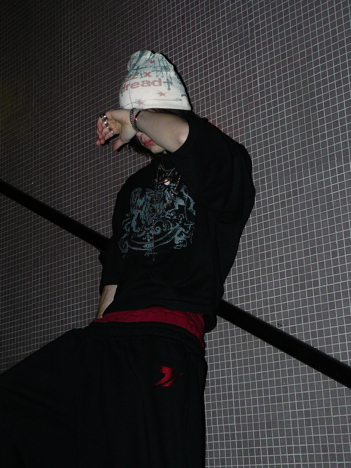 BEANIE 4OZZ x DREAD — WHITE